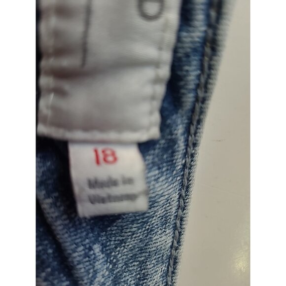 Torrid Premium Boyfriend Distressed Womens Jeans Stretch Denim Size 18 Destroyed - Picture 10 of 16